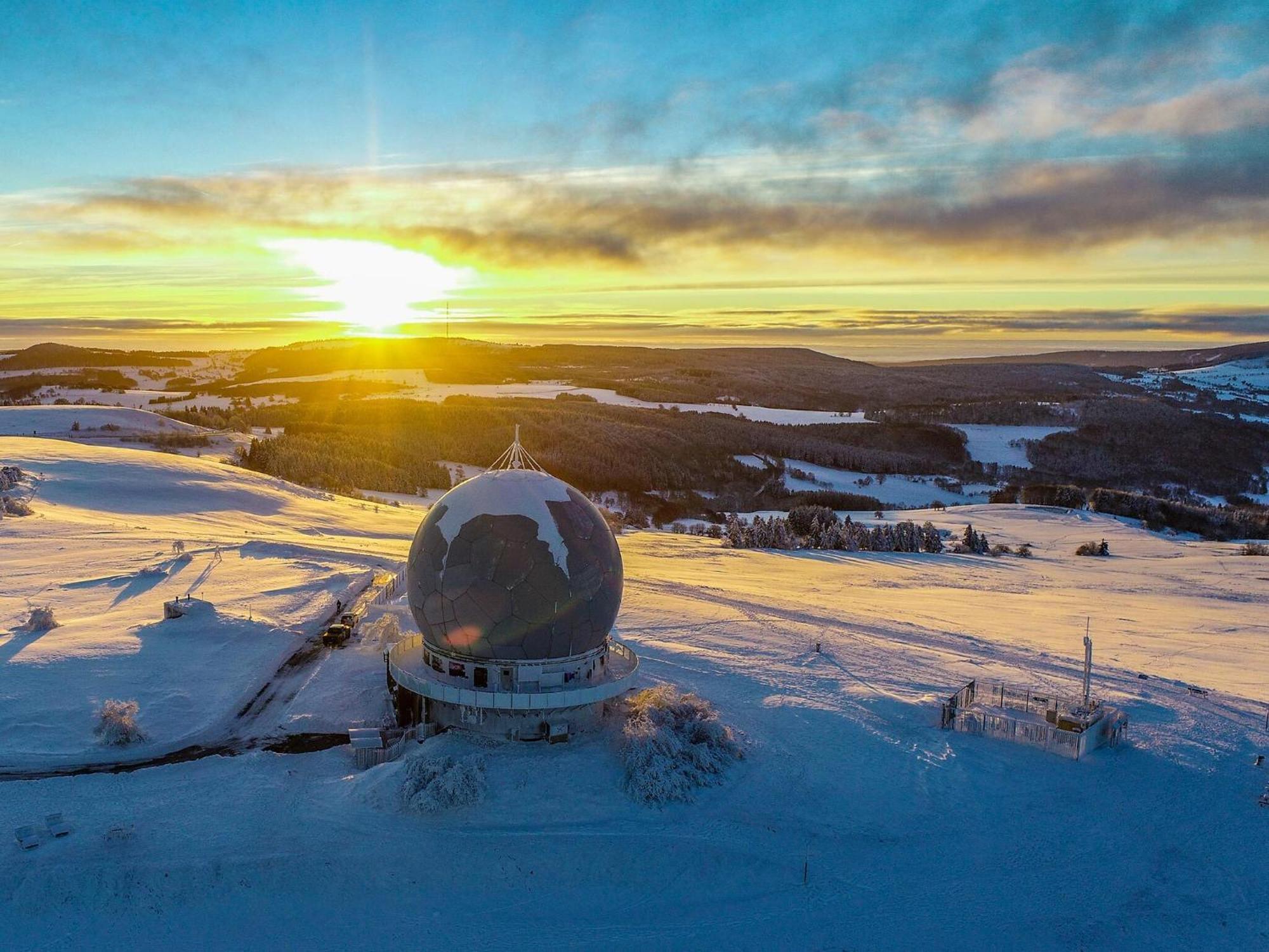 Berghotel Deutscher Flieger Wasserkuppe Gersfeld Eksteriør bilde
